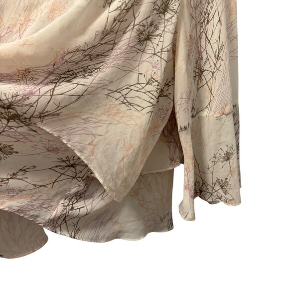 Cato Soft Botanical Print Layered Blouse Sz 22W multi blouse - Picture 6 of 11